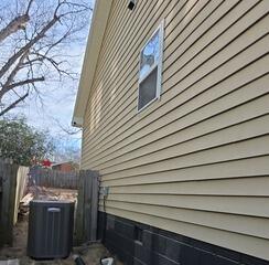 Exterior Aesthetic Radon Mitigation System in Athens, GA