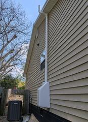 Exterior Aesthetic Radon Mitigation System in Athens, GA