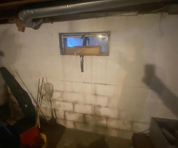 Basement Waterproofing in Union City, PA - Before Photo