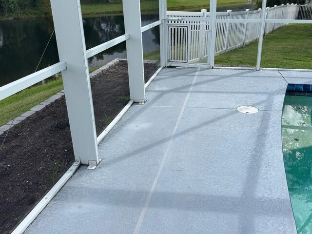 Concrete Pool Deck Repair in Bradenton, Florida - After Photo