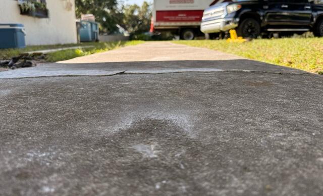 Concrete Walkway Leveling in Odessa, Florida