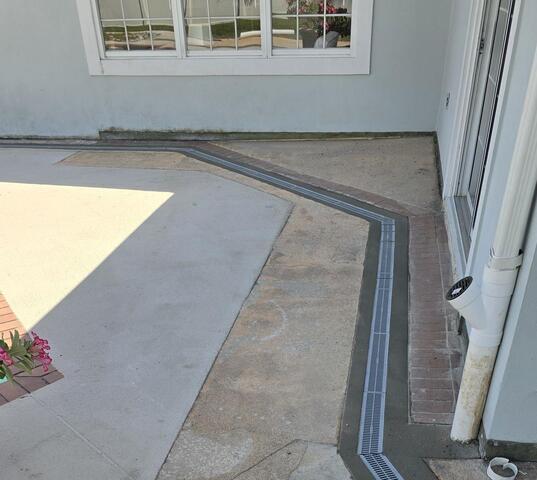 Channel Drain Solution for Flooding Pool Deck in St. Petersburg, Florida