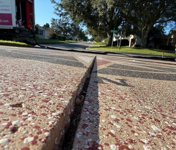Concrete Driveway Leveling and Repair in The Villages, Florida