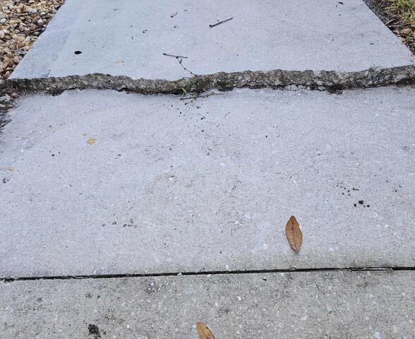 Concrete Sidewalk Leveling and Repair in Sarasota, Florida
