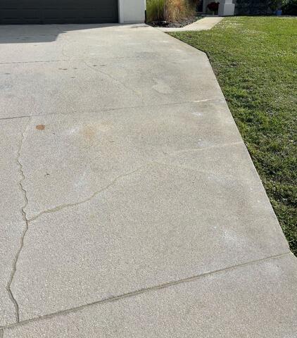 Concrete Driveway Leveling and Crack Repair in Sebastian, FL - After Photo