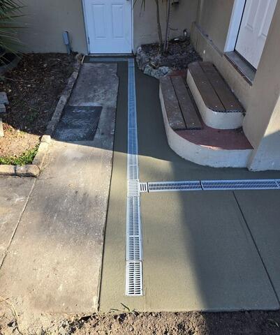New Yard Drainage System in Lakeland, FL