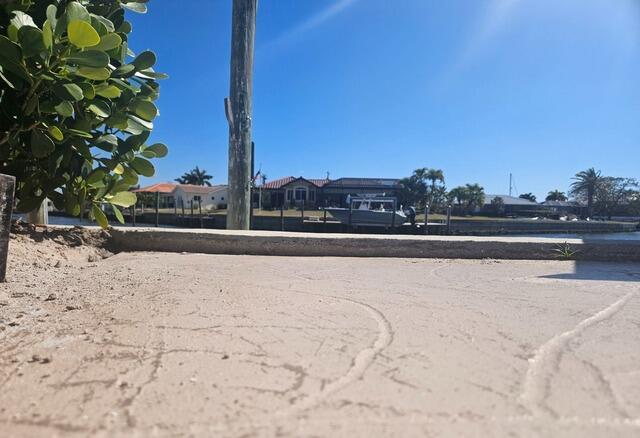 Concrete Walkway Leveling in Punta Gorda, FL - Before Photo