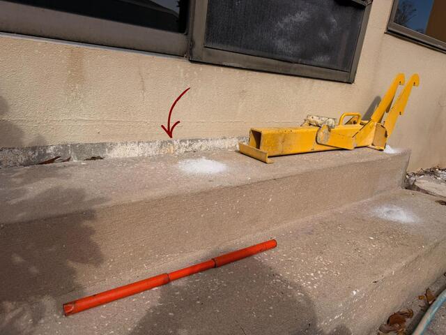 Lifting and Leveling Concrete Staircase in Tarpon Springs, FL