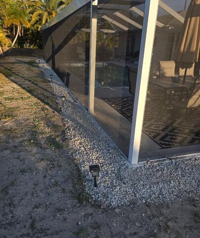 New Yard French Drainage System in Fort Myers, FL - After Photo