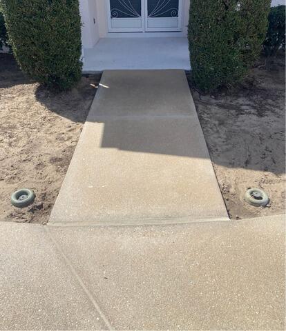 Concrete Walkway Repair and Stabilization in Inverness, FL - After Photo