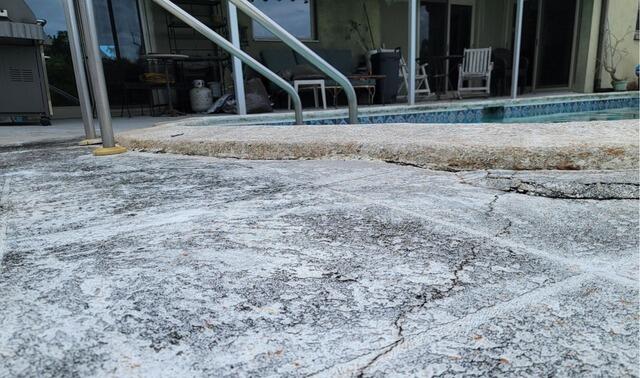 Leveling and Repairing Concrete Pool Deck in St. Petersburg, FL