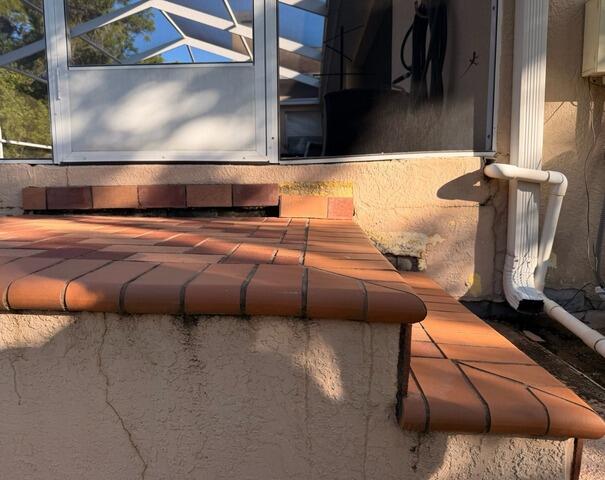 Lifting and Leveling Concrete Stairstep Pad in Homosassa, FL