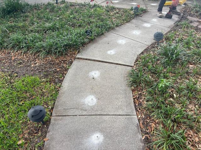 Concrete Walkway Slab Leveling & Repair in Winter Park, FL