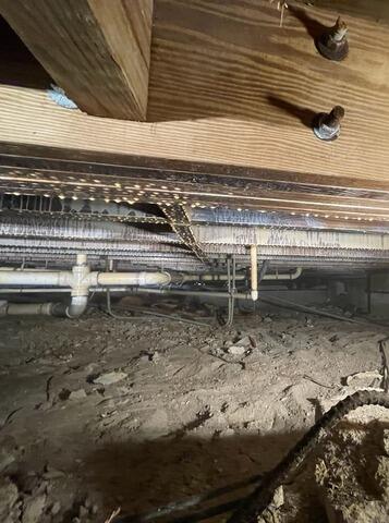 Crawl Space Encapsulation & Mold Treatment in Miami Beach, FL - Before Photo