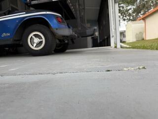 Concrete Driveway Leveling and Stabilization in Brooksville, Florida