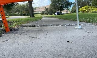 Concrete Sidewalk Leveling in Lutz, Florida