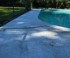 Concrete Pool Deck Repair in Gainesville, Florida