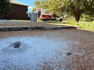 Leveling Concrete Walkway in Weeki Wachee, Florida