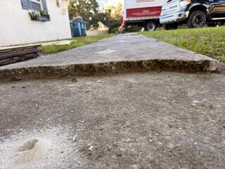 Concrete Walkway Leveling in Odessa, Florida