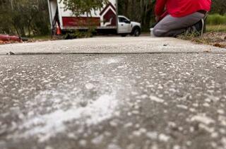 Concrete Walkway Leveling in Brooksville, Florida