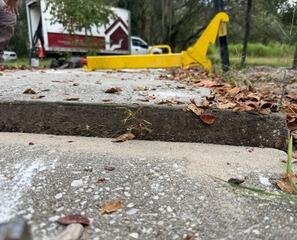 Concrete Walkway Leveling in Brooksville, Florida