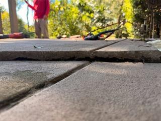 Concrete Patio Slab Leveling in Oviedo, Florida