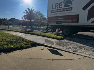 Concrete Driveway Leveling and Repair in Palm Harbor, Florida