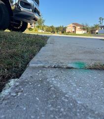 Concrete Sidewalk Trip Hazard Repair in West Melbourne, Florida