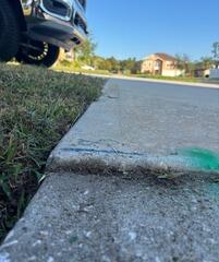 Concrete Sidewalk Trip Hazard Repair in West Melbourne, Florida