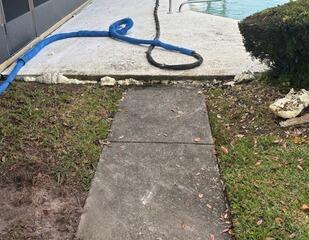 Lifting and Leveling Concrete Pool Deck Walkway in St. Cloud, FL
