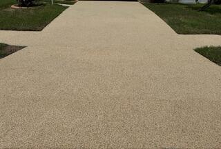 Vuba Stone Concrete Driveway Transformation in Clearwater, FL
