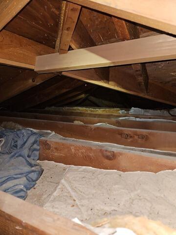 Insulation installment in Plainview, Texas - Before Photo