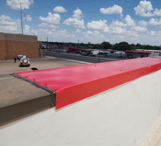 Replacement of Coping Metal in Lubbock, Texas - After Photo