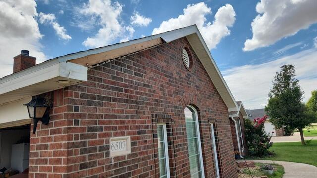 Residential Repair in Lubbock, Texas - Before Photo
