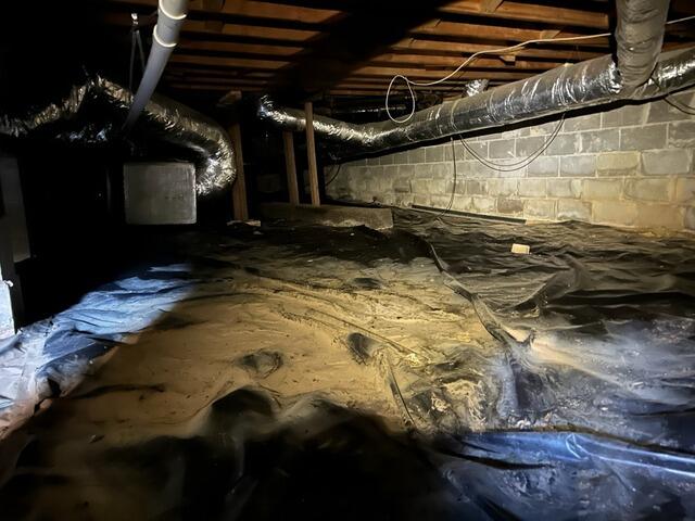 Crawl Space Encapsulation in Austell, Georgia - Before Photo
