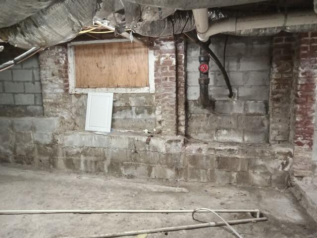 Basement Waterproofing in Atlanta, Georgia - Before Photo