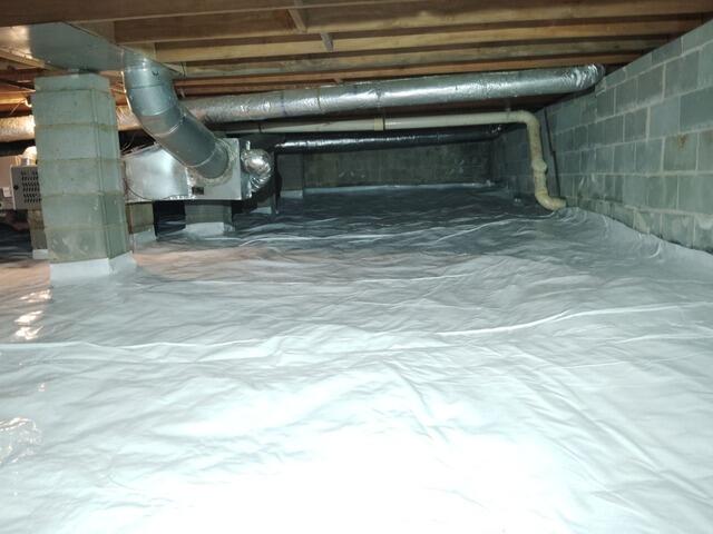 Crawl Space Moisture Solution in Marietta, Georgia - After Photo