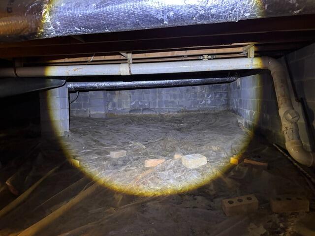 Crawl Space Moisture Solution in Marietta, Georgia - Before Photo