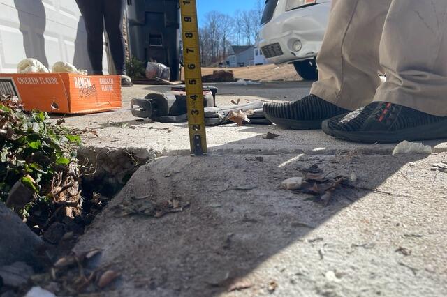 Sidewalk Leveling in Douglasville, Georgia - After Photo