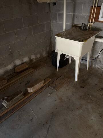 Basement Waterproofing in Douglasville, Georgia - Before Photo