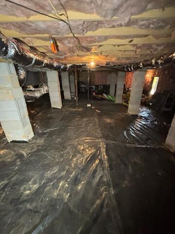 Crawl Space Encapsulation in Waleska, Georgia - Before Photo