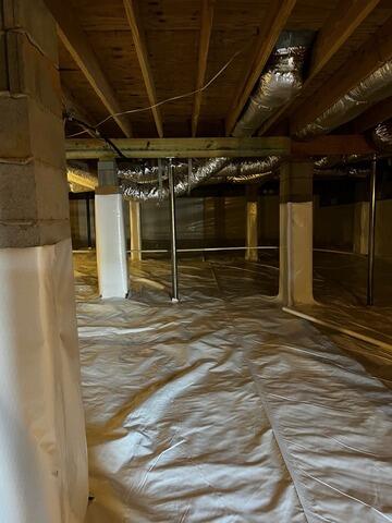Crawl Space Encapsulation in Waleska, Georgia - After Photo