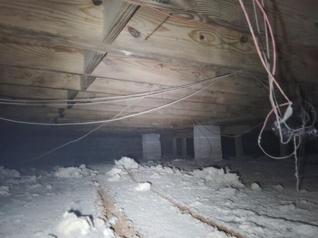 Crawl Space Moisture Control in Gainesville, Georgia - Before Photo