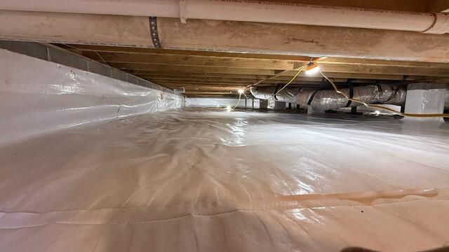 Crawl Space Moisture Control in Gainesville, Georgia - After Photo