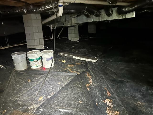 Crawl Space Transformation in Dahlonega, Georgia - Before Photo