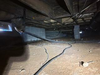 Moldy Crawl Space Transformation in Carnesville, Georgia
