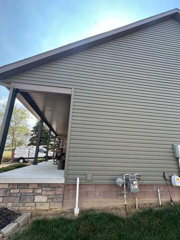 Before and After Exterior Portion - Before Photo