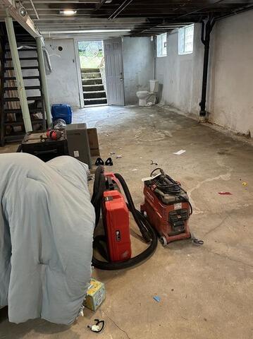 Basement Transformation Triumph in Pittsburgh, PA - Before Photo