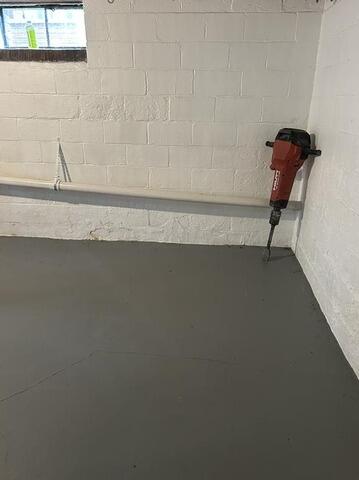 WaterGuard and SuperSump: A Smart Defense Against Water Intrusion in Ellwood City, PA - Before Photo