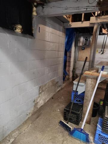 Basement Strength Meets Lasting Dryness in Glassport, PA - Before Photo